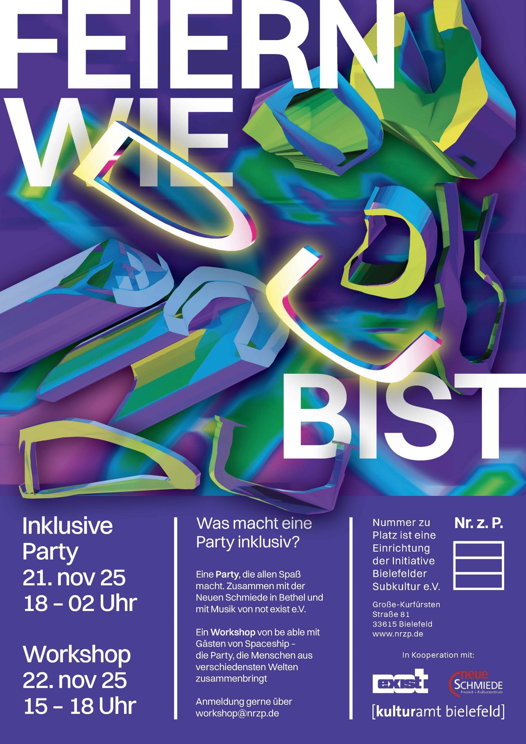 Feiern – wie du bist